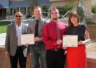 Award winners from ANS Student Conference